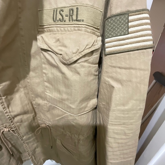 Polo Ralph Lauren Khaki Military Field Jacket XXB new with tags. - Picture 12 of 14